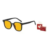 Black Frame with Yellow Lens+Christmas Present Box (TY0066-3LW)