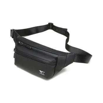 SEPTWOLVES Fabric Fanny Pack Men's Black