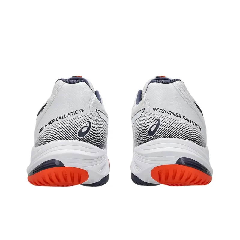 Asics Netburner Ballistic Ff 3 White Indigo Fog-4