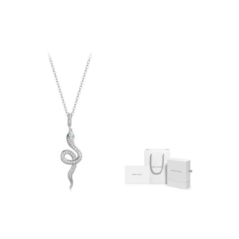 SWEET PLANET S925 Silver Necklaces Women's-5