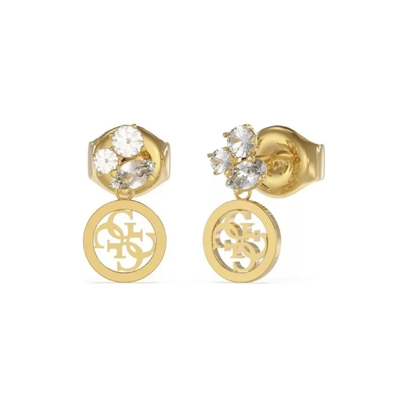 GUESS Stainless Steel Earrings Women's Gold-0