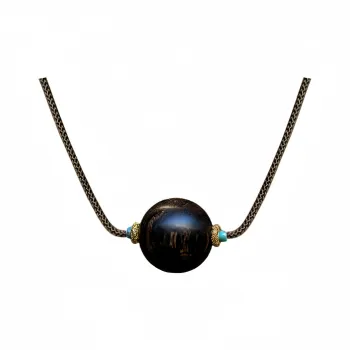 RIXIANGWAN Fragrance Agarwood Wooden Pendant Unisex