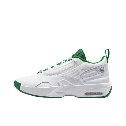 Jordan Max Aura 6 Anti Slip Wear Resistant Low Top Casual Shoes Men's White