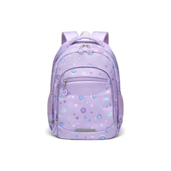 V.NINE Fabric Backpack Student Backpack Backpack Women's Purple/Pink