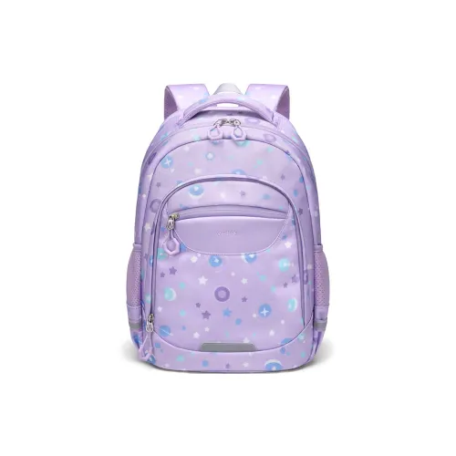 V.NINE Fabric Backpack Student Backpack Backpack Women's Purple/Pink