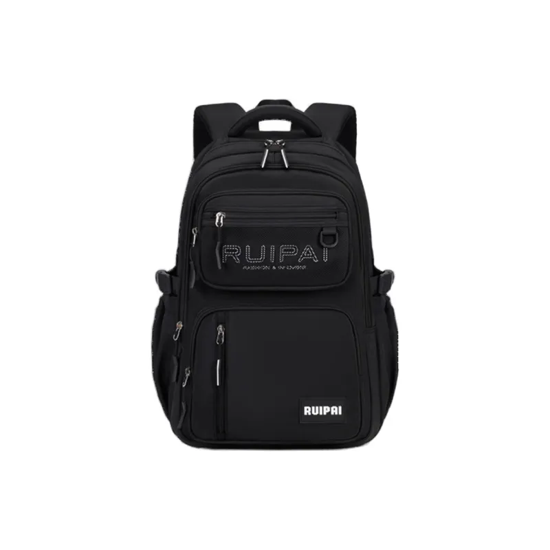 RUIPAI Fabric Backpack Unisex Purple Gray/Black/Ecru/Army Green-2