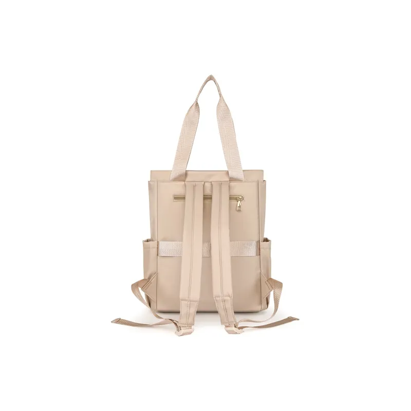 Yalu Nylon Fabric Backpack Women's Cherry Blossom Pink/Olive Green/Pearl White/Classic Black/Khaki/Coffee-22