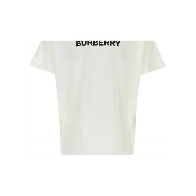 Burberry Logo Printed Crewneck T Shirt-5