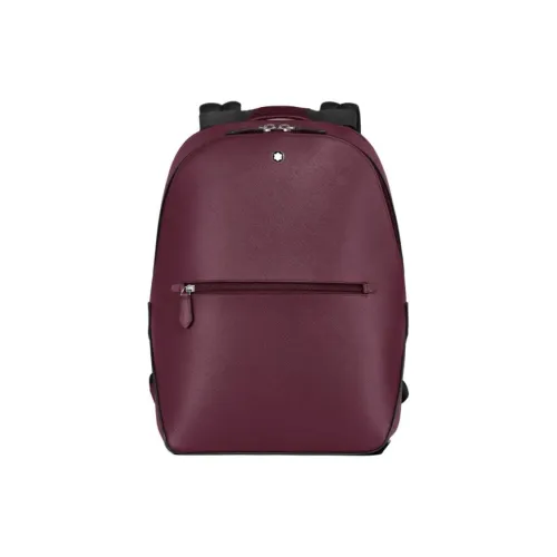 MONTBLANC Calfskin Backpack Small Size Women's Red