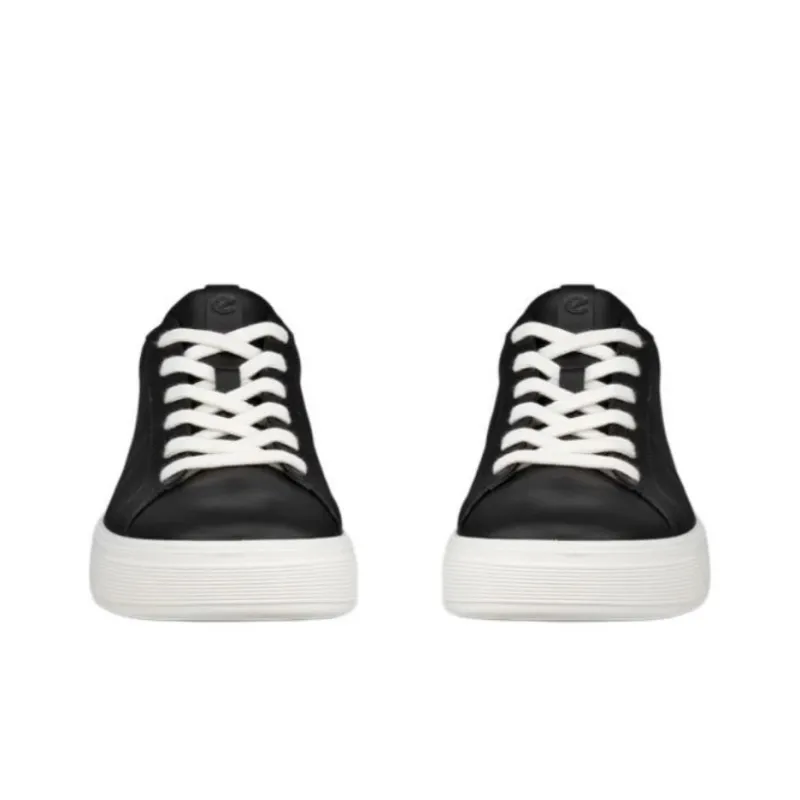 Ecco Street Tray Low Top Skateboard Shoes Women's Black-4