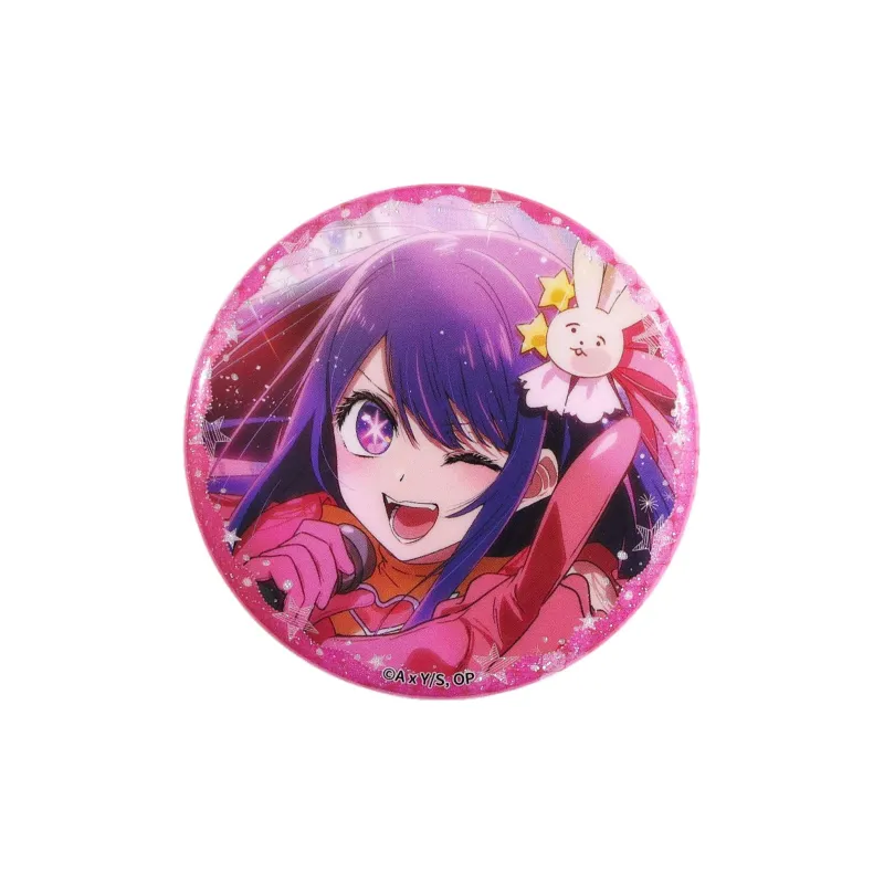BOOM COMIC Oshi No Ko Double Flash Badge Love Akuya Ruby Badges-9