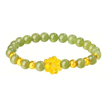 Lao Feng Xiang Gold Bracelet Women's