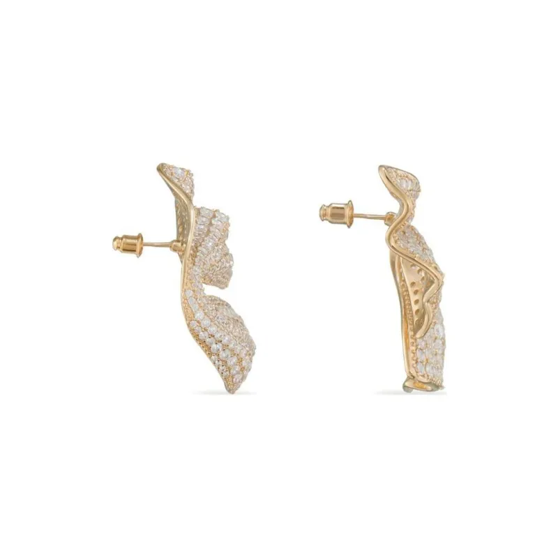 Ferragamo Drape Earrings-1