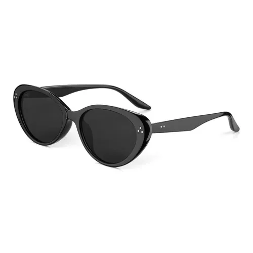 LASHION TR/Memory Plastic Oval Sunglasses Women's