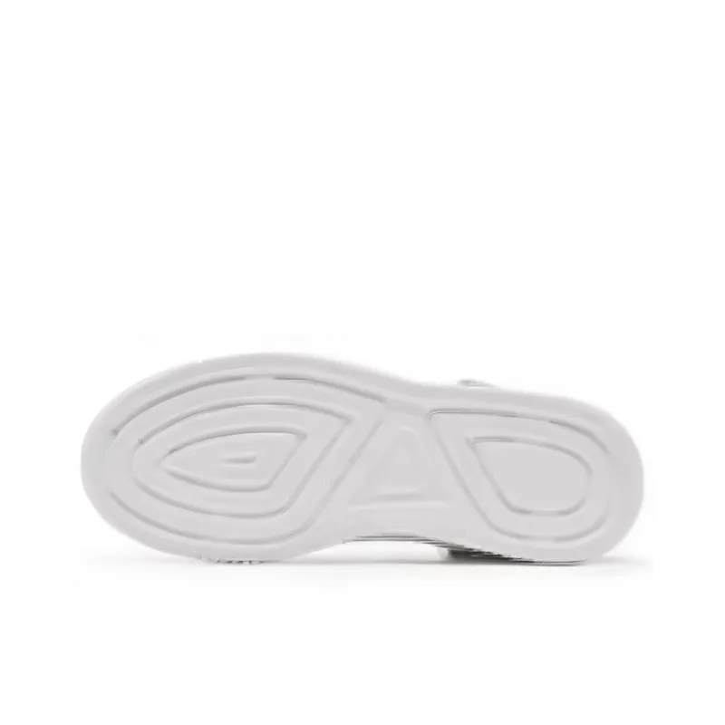 RIGORER Coverage Warm Slip-Resistant Cushioning Wear-Resistant Low-Top Skateboard Shoes Men's White-5