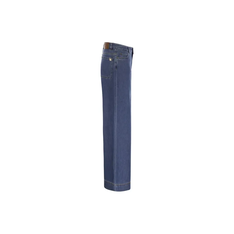WEEKEND MaxMara Vega Wide Leg Jeans-2