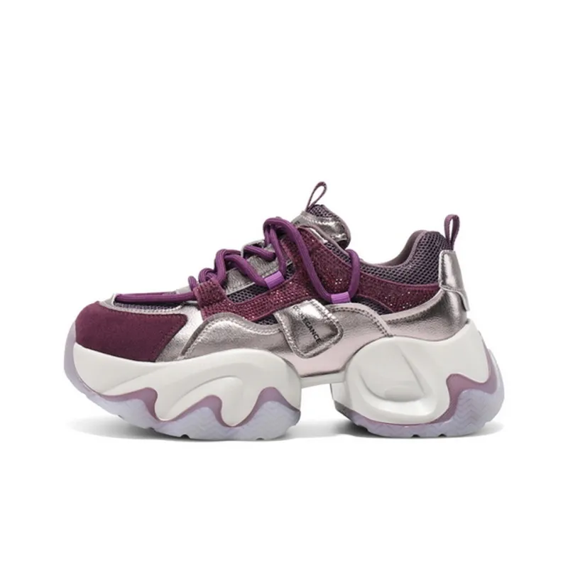 BELLE Anti-Slip And Wear-Resistant Lightweight Low-Top Chunky Sneakers Women's-8