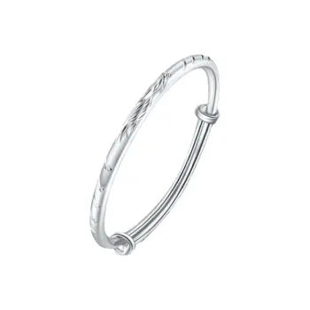 FUSSEM S999 Fine Silver Bangles Unisex