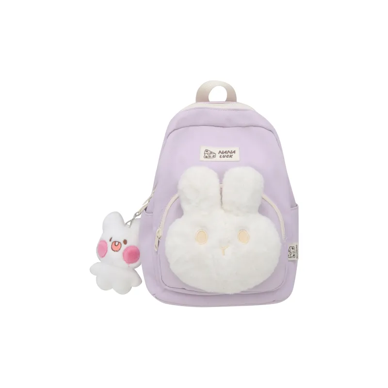 Yalu Nylon Backpack Regular Women's Black/Pink/Green/Purple/Orange-11