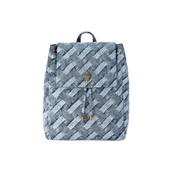 Kurt Geiger London Kensington Denim Backpack Unisex Blue