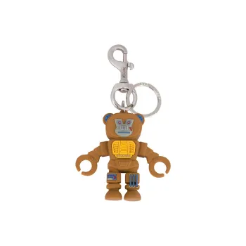 MOSCHINO Silicone Keychains Unisex Yellow