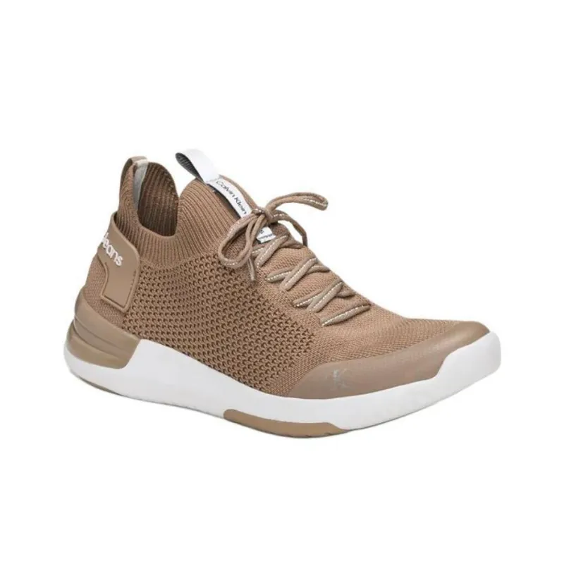 CKJ CALVIN KLEIN JEANS Jeans Low-Top Casual Shoes Women's Brown-1