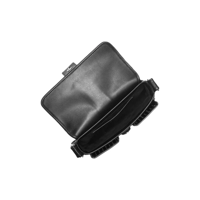MICHAEL KORS Colby Leather Shoulder Bag Medium Size Women's Black-2