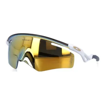 Oakley Acetate Irregular Shape Sunglasses Women's White