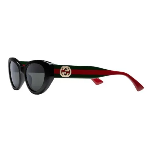 GUCCI Acetate Cat Eye Sunglasses Women's Black