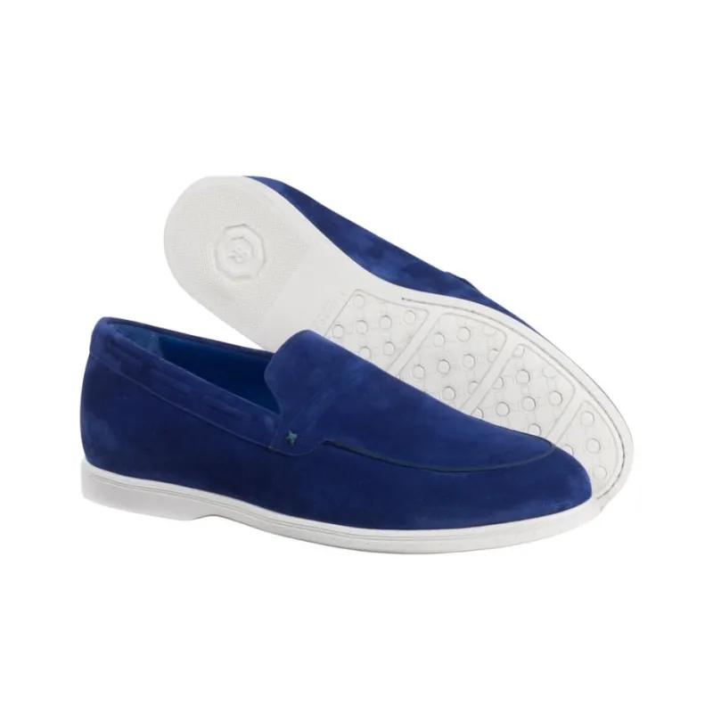 STEFANO RICCI Loafers Men's Blue-4