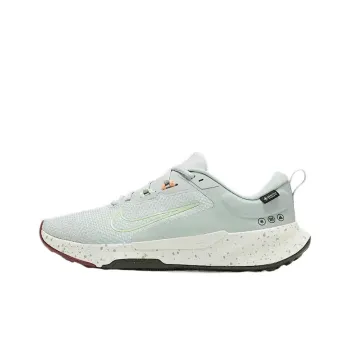 Nike Juniper Trail 2 Shock absorbing And Waterproof Low Top Running Shoes Men's Light Gray Green