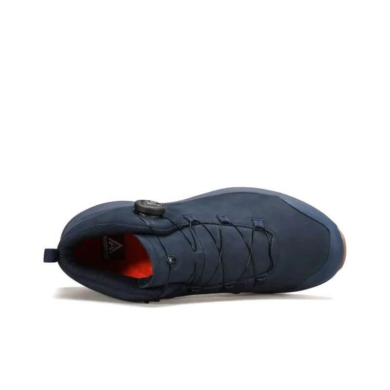 HUMTTO Cushioned Wear Resistant Impact Resistant High Top Outdoor Shoes Men's Blue-2