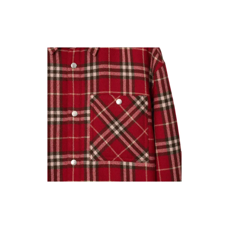 Burberry Checked Shirt Jacket-4