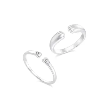 JOYDINNY S925 Silver Rings Unisex