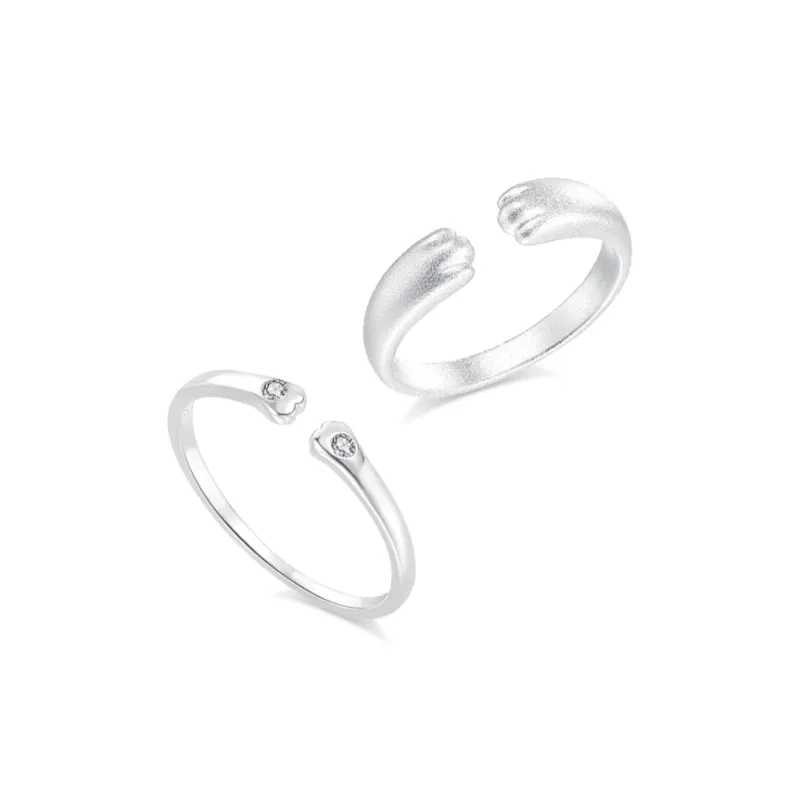JOYDINNY S925 Silver Rings Unisex-2