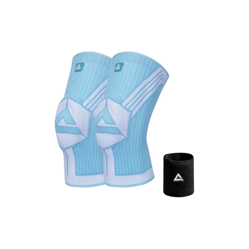 PEAK Knee Pads Polyamide Elastane Silicone Running Badminton Basketball Fitness Unisex-1