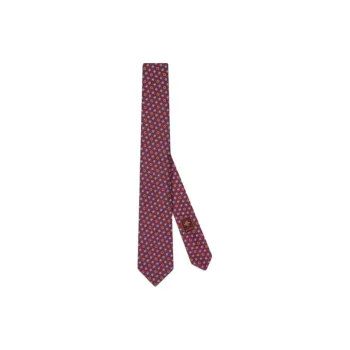GUCCI Silk, Silk Ties Men's Red