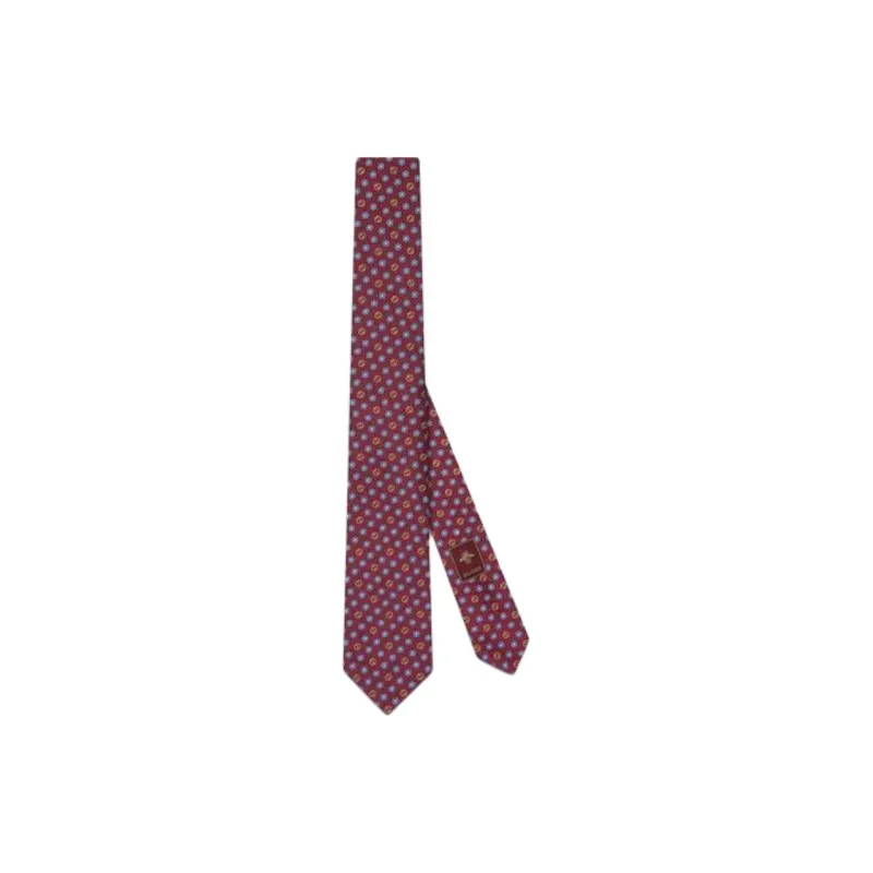 GUCCI Silk, Silk Ties Men's Red-0