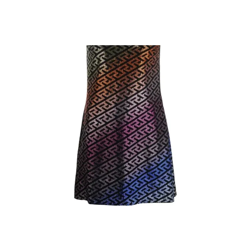 VERSACE VERSACE FW22 Sleeveless Dress Women's Multicolor-4