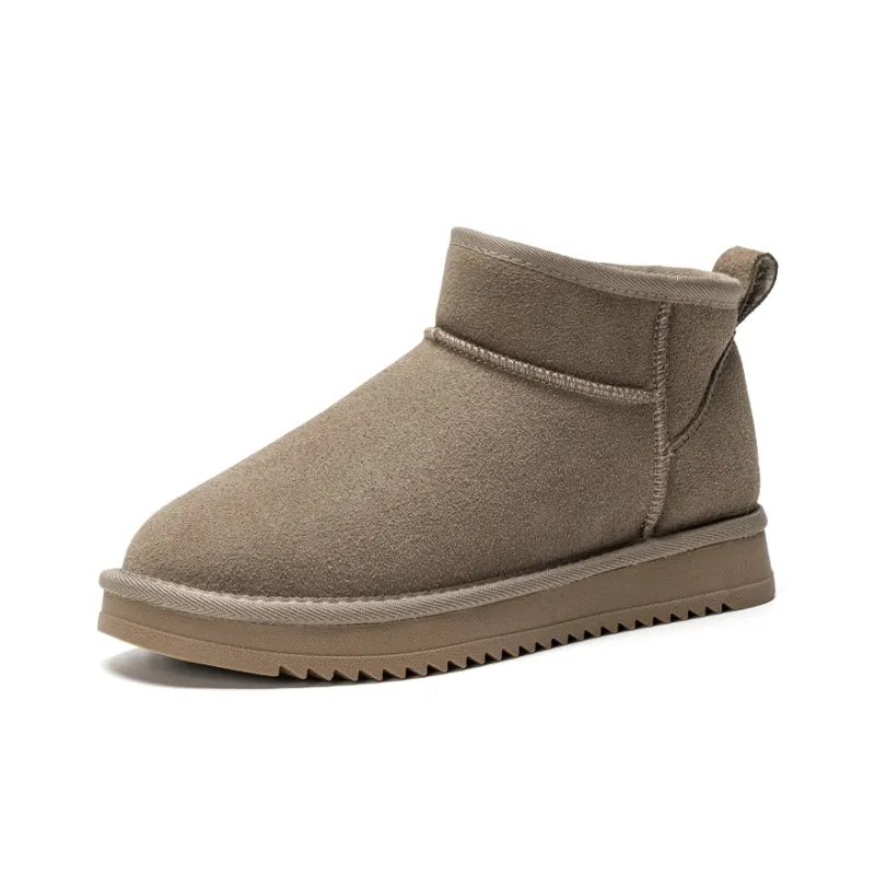 EXULL Q Short Snow Boots Women's Antelope Brown-1