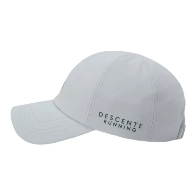 DESCENTE Polyester Polyurethane Baseball Caps Unisex Gray-1