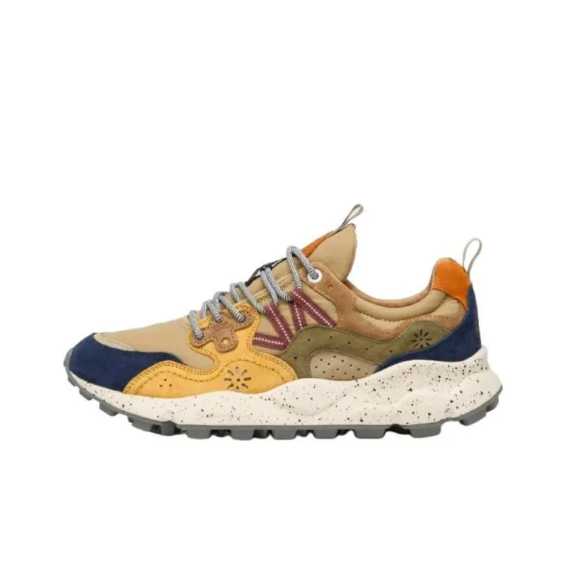 FLOWER MOUNTAIN Yamano 3 Low-Top Casual Shoes Men's Cream-0