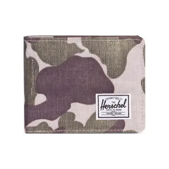 Herschel Polyester Storage Bags Card Holder Wallet Regular Men's ROY Frog Camouflage