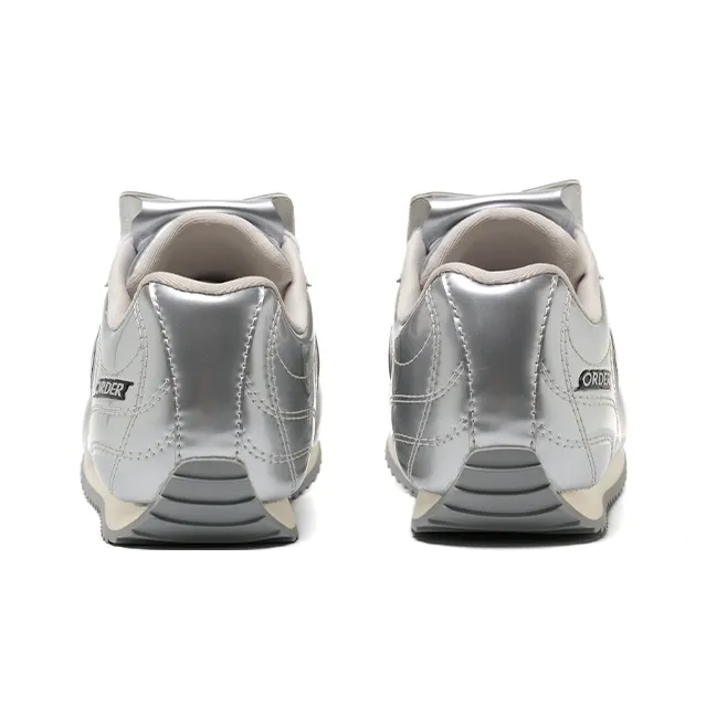 OLD ORDER OGOAL Collection Slip Resistant Height Increasing Low Top Casual Shoes Unisex Silver-3