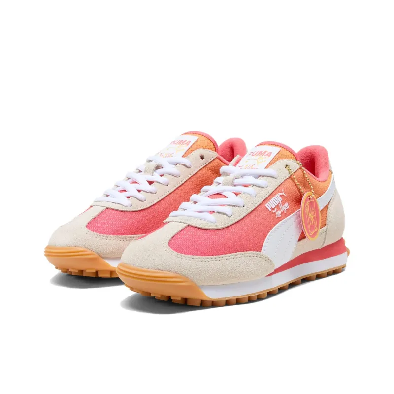 PUMA Easy Rider Anti Slip Wear Resistant Low Top Casual Shoes Women's Pink White-2