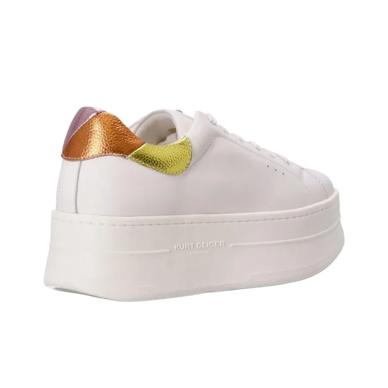Kurt Geiger London Laney Eagle Low Top Skateboard Shoes Women's White-3