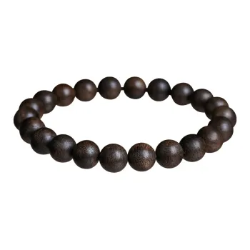 GUMUJIANG Fragrance Agarwood New Chinese Style Single Wrap Beaded Bracelet Unisex