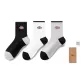 [3 Pack]Black/White/Gray