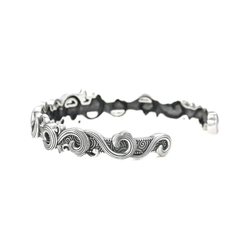 Yamagata S 990 Silver Bangles Men's-3