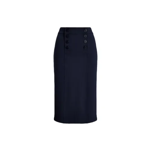 Polo Ralph Lauren Casual Long Skirts Women's Dark Blue